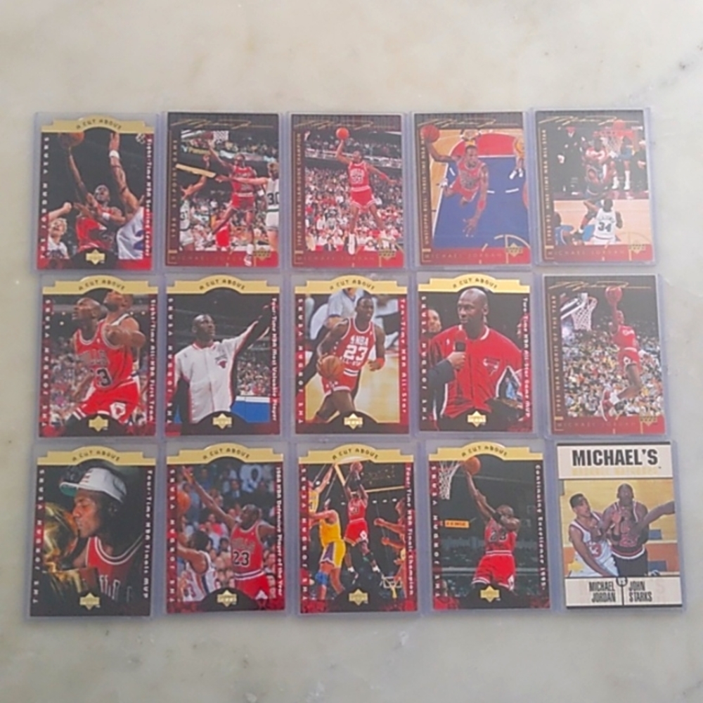 Michael Jordan Card Lot (15 Cards)